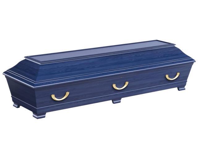 Azur, Kiste, bisettelse, gravferd, begravelse, kremasjon, kremering